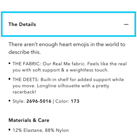 🆕 NWT OFFLINE Real Me Longline Racerback Sports… - Picture 8 of 9